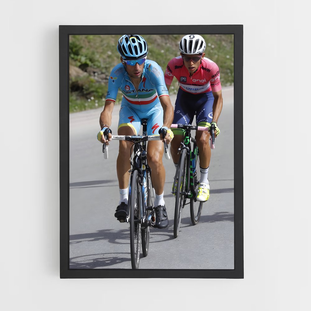 Poster Vincenzo nibali – affiche Cyclisme (vue 2)